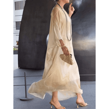 Elegant Floral Maxi Dress