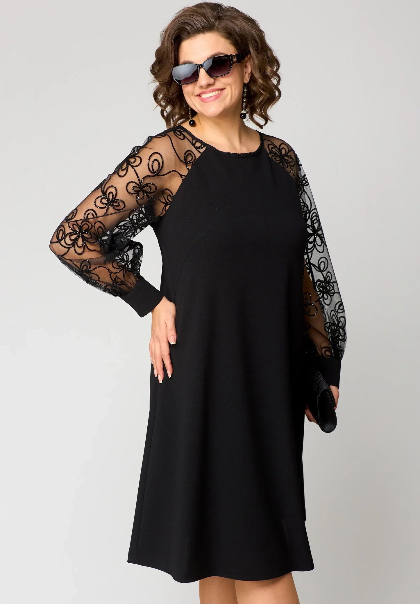 Beautiful Long Sleeve Formal Dress