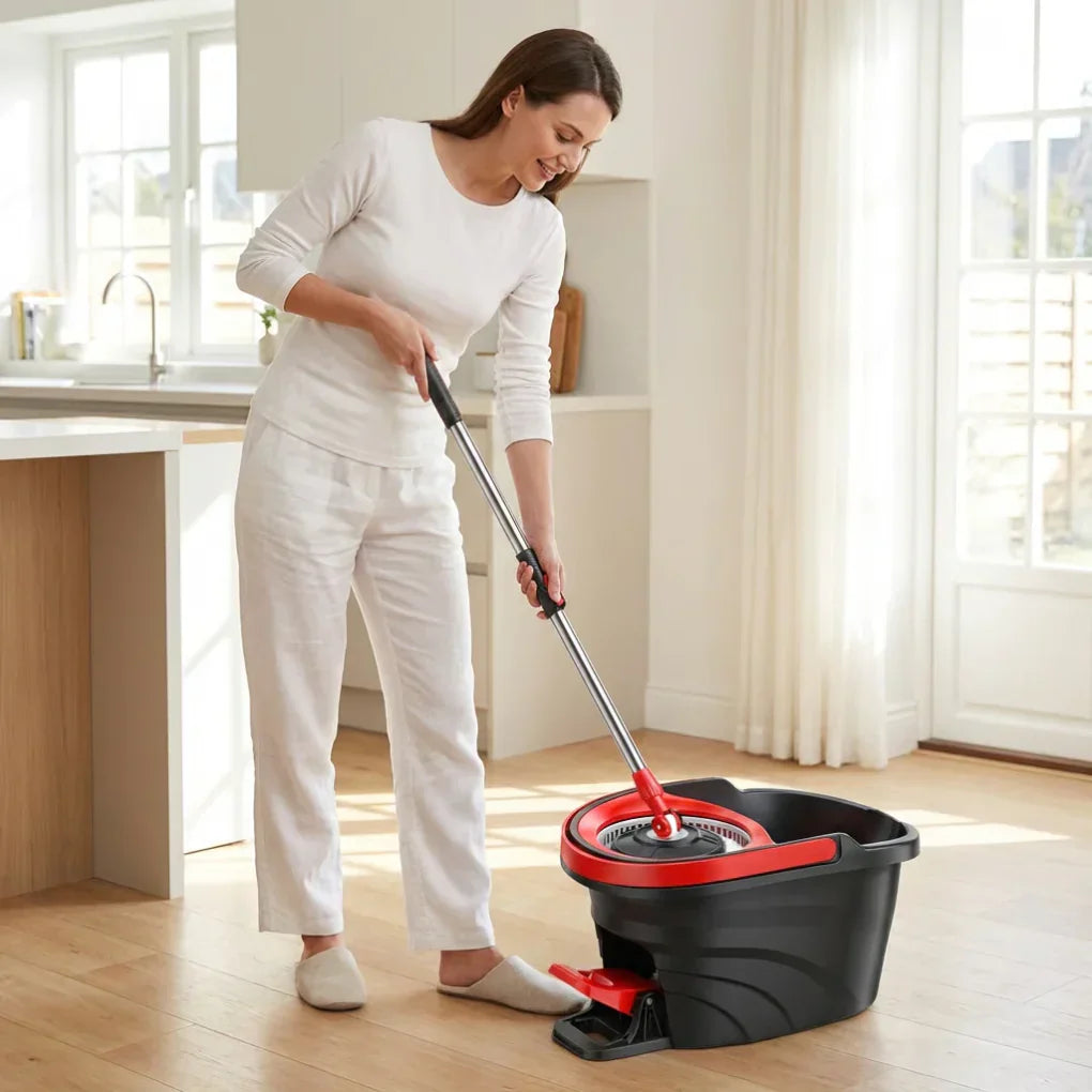 Spin Mop Bucket Cleaning Set