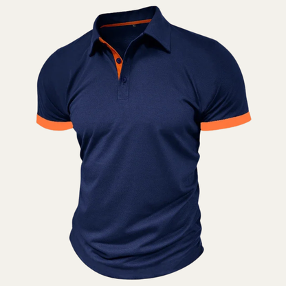 Men's Slim Fit Polo Shirt Cotton Summer