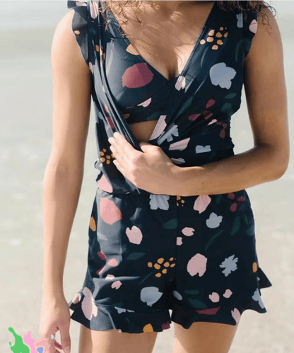 Women's Swimsuit Built-In Bra Supportive Black