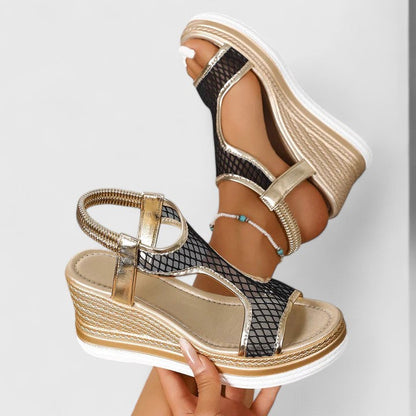 Luxurious strappy sandals