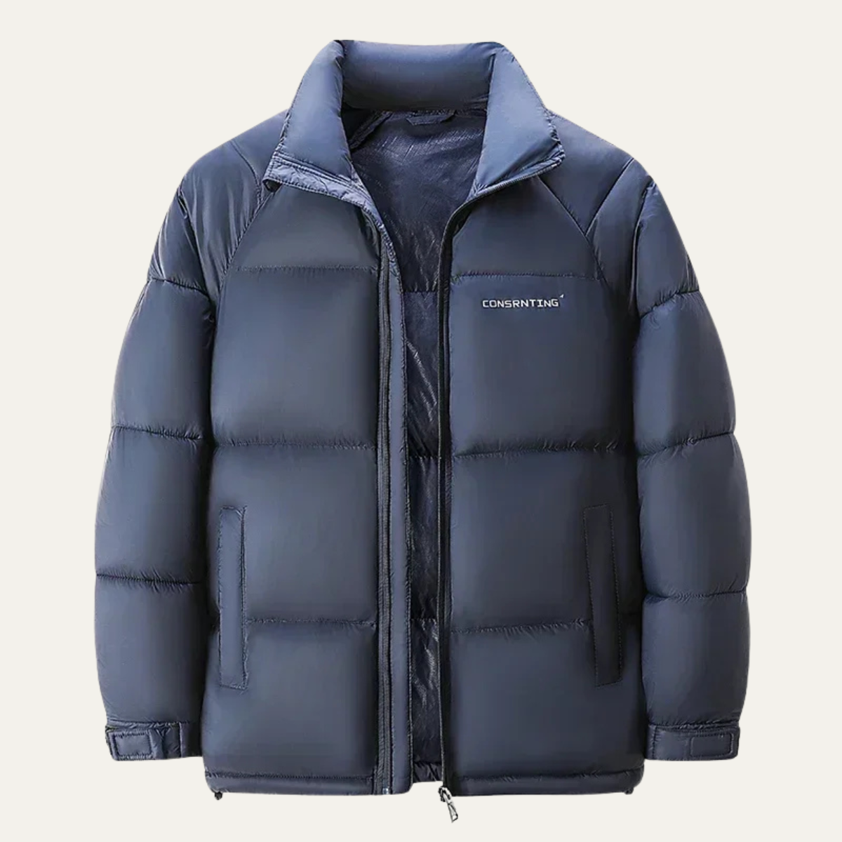 Men's Black Lightweight Puffer Jacket