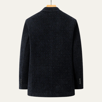 Men's Thick Fleece Lined Blazer Jacket