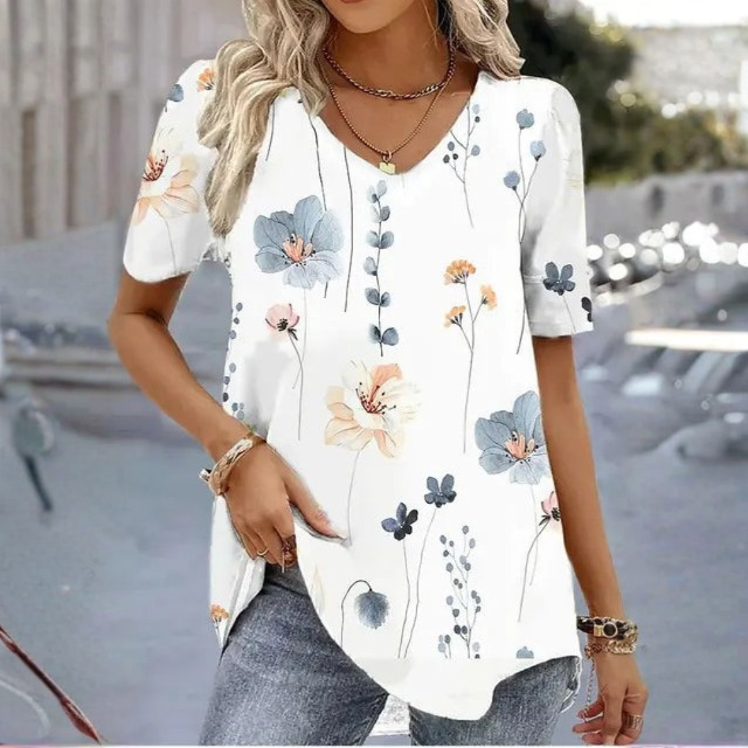 Women's Floral Print T-Shirt