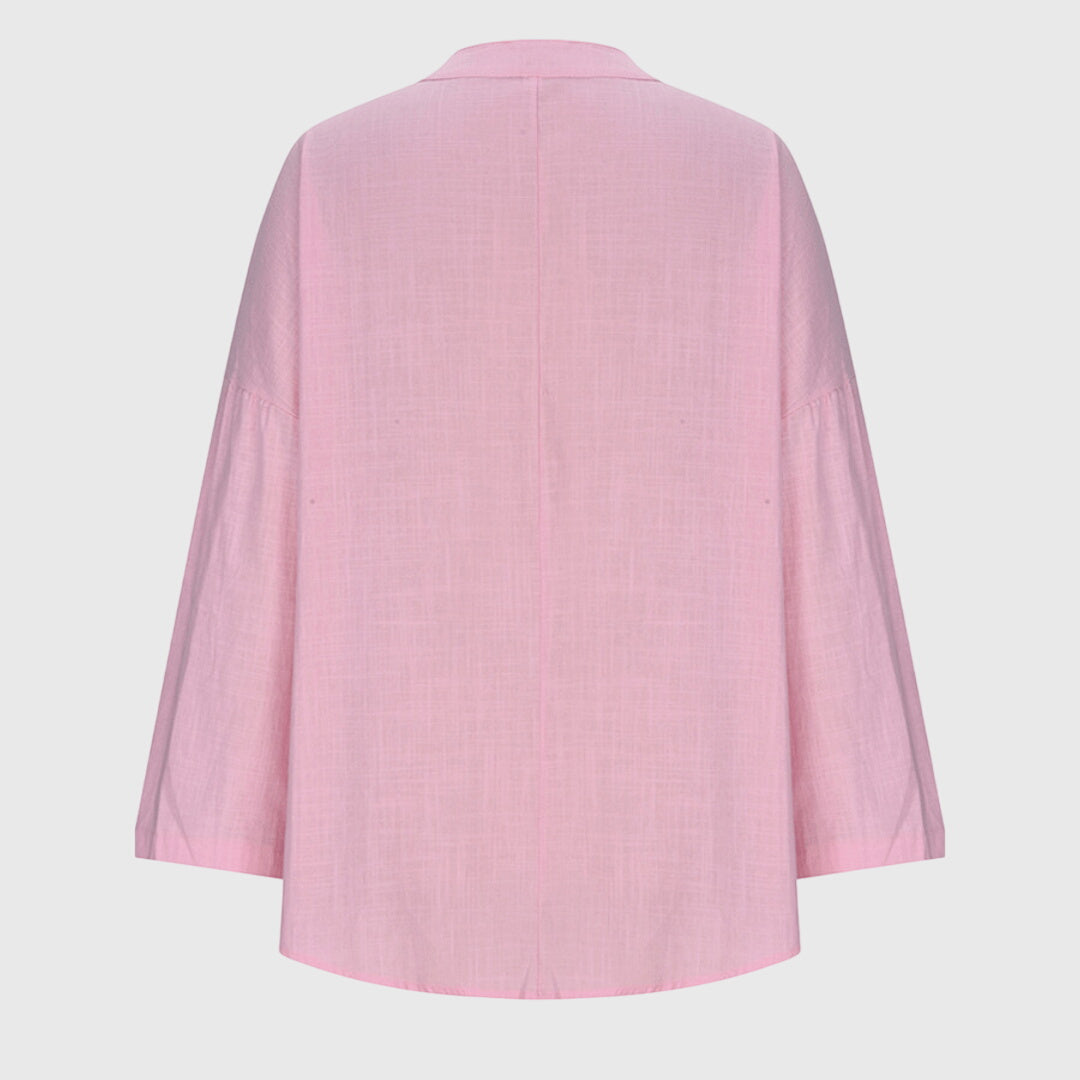 Relaxed Fit Women's Long Sleeve Everyday Shirt