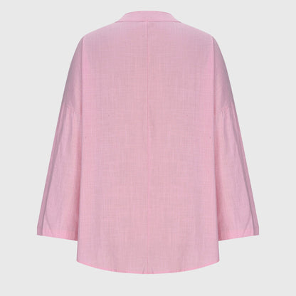 Relaxed Fit Women's Long Sleeve Everyday Shirt