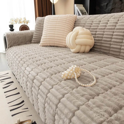 Flannel Sofa Slipcover One Piece - VibreMode