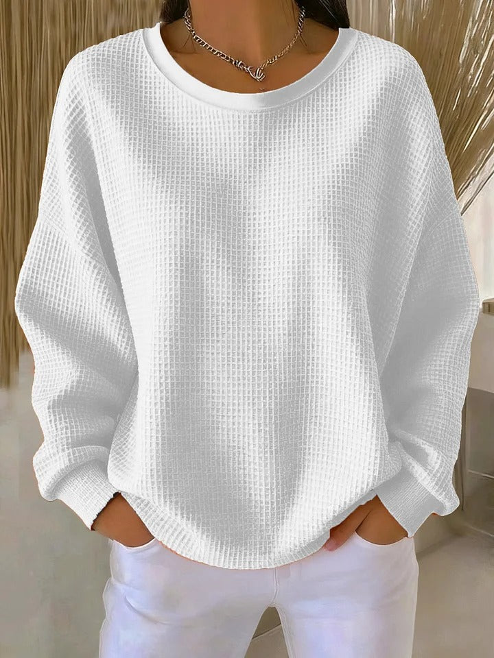 Knitted Crew Neck Sweater