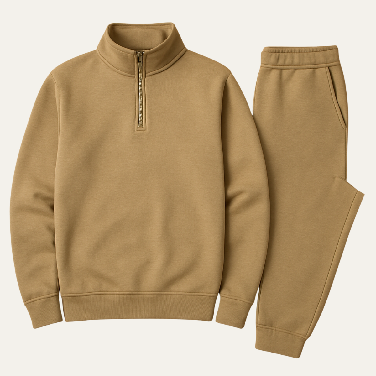 Men's Cotton Lounge Set Hoodie And Joggers - VibreMode