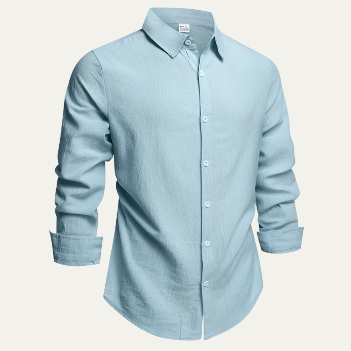 Men's Linen Cotton Casual Dress Shirt