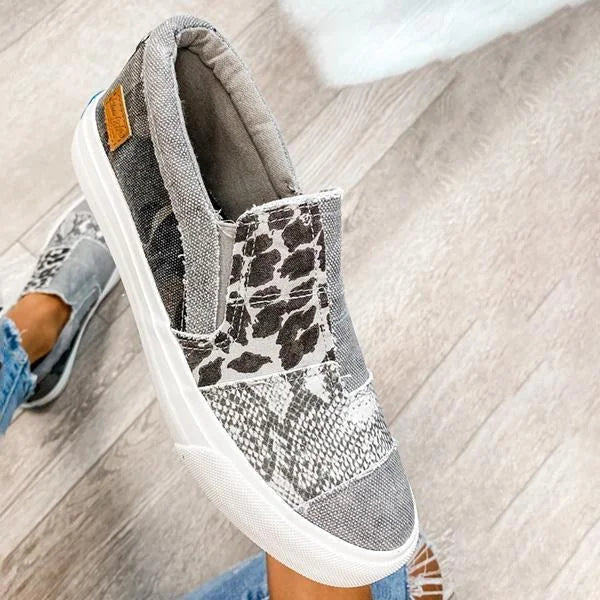 VibreMode Women's Canvas Slip On Shoes