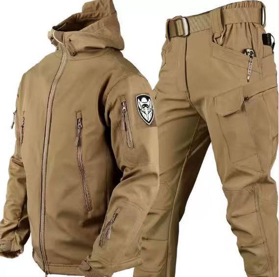 Men's Multi Pocket Jacket and Pants Set