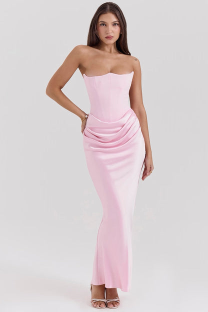 Elegant Lace Off Shoulder Formal Evening Dress