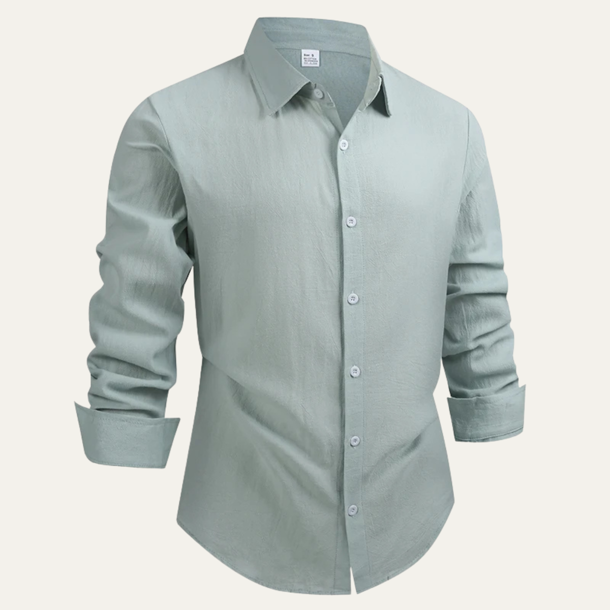 Men's Linen Cotton Casual Dress Shirt