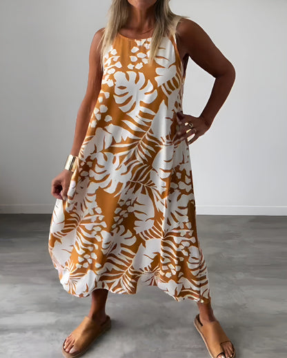 Women's Elegant Evening Dress Sleeveless Draped