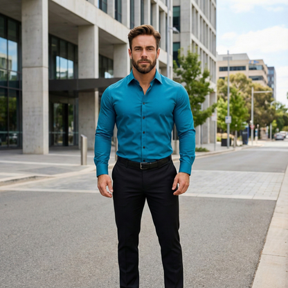 Men's Wrinkle-Resistant Dress Shirt