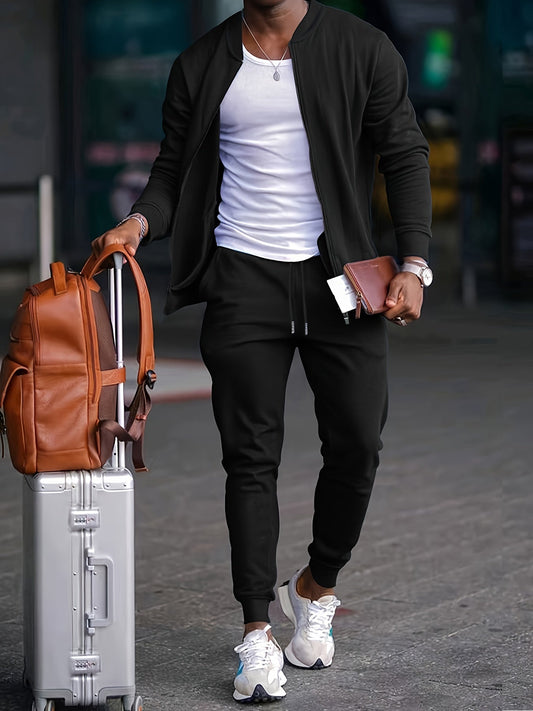 Men's Comfortable Casual Sports Tracksuit Set - VibreMode