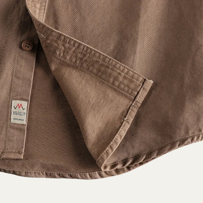 Men's Utility Shirt Jacket Vintage Washed Casual