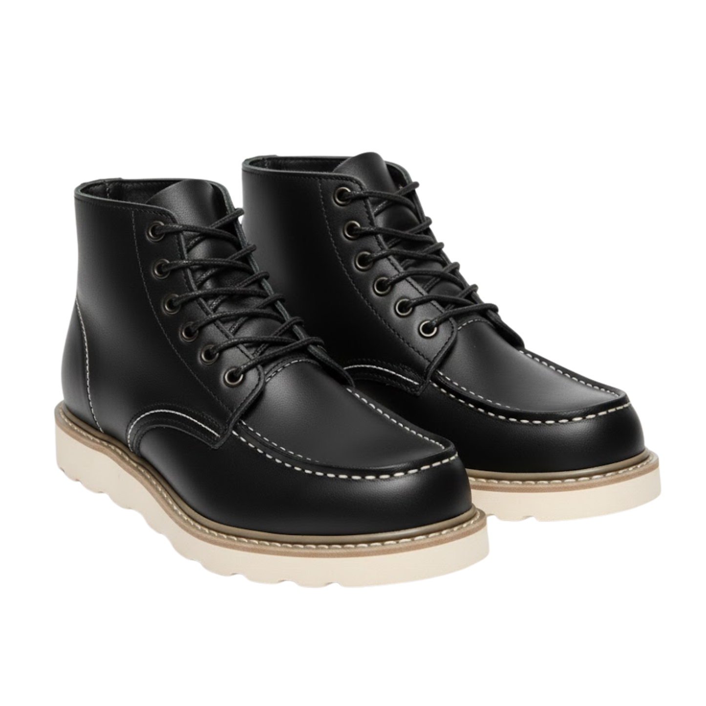 Insulated Waterproof Mens Leather Snow Boots - VibreMode