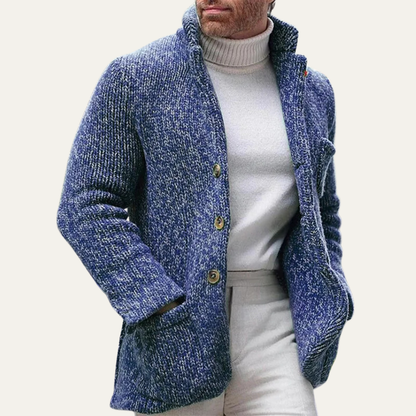 Pemberton Men's Knitted Cardigan Smart Casual Button Up Winter