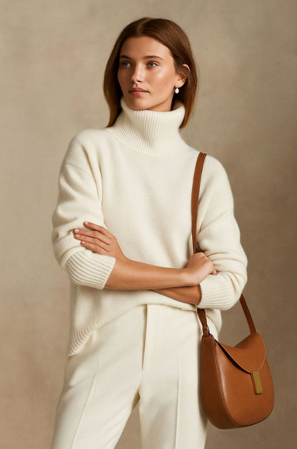 Women's Full-Length Sleeve Ribbed Cuff Sweater