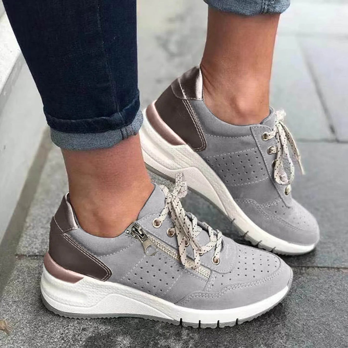 Women's Chunky Sole Sneakers