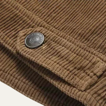 Men's Corduroy Button Up Jacket