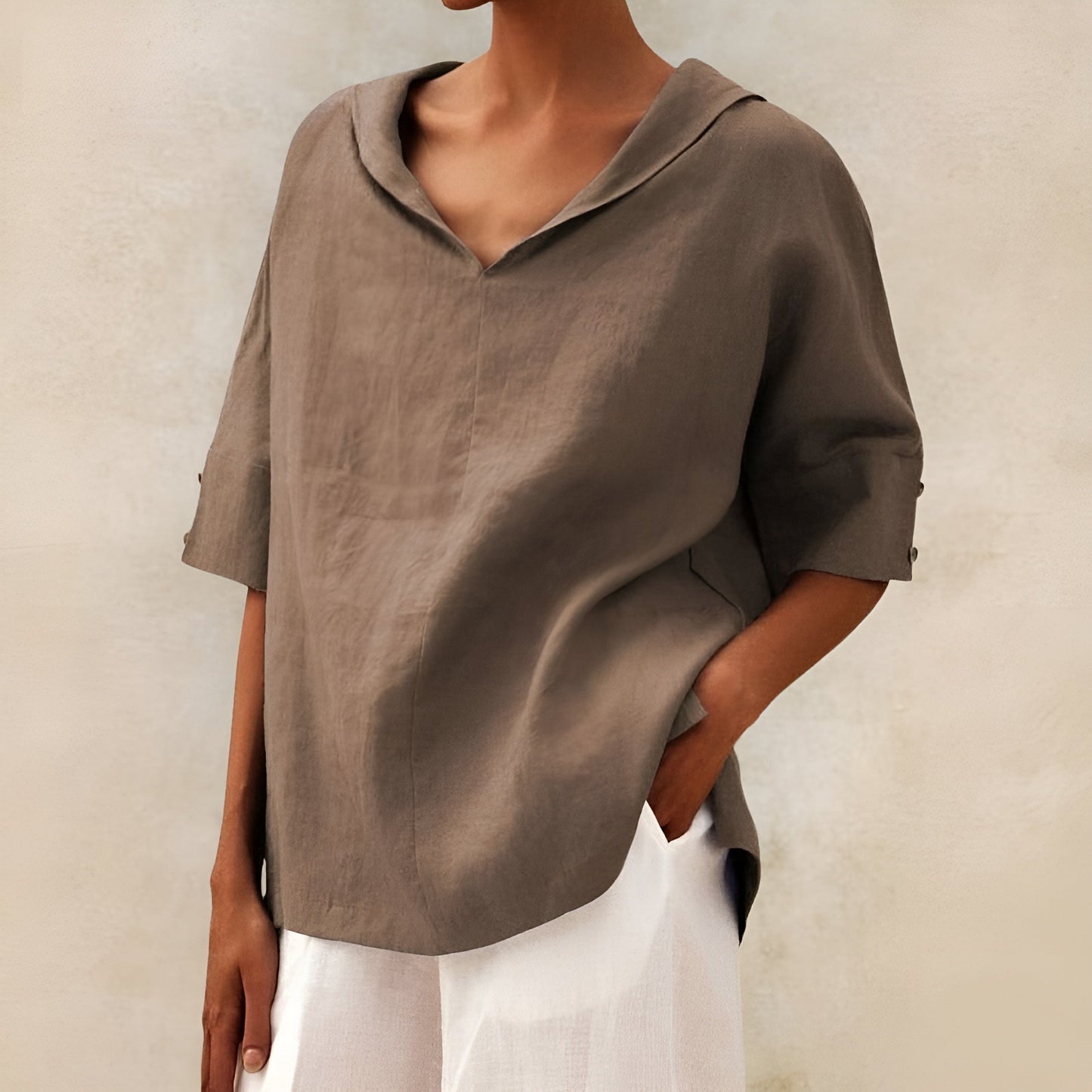Relaxed Fit Women's Blouse