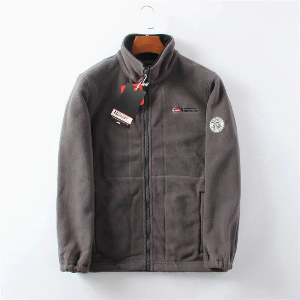 Men's Wind Resistant Fleece Jacket