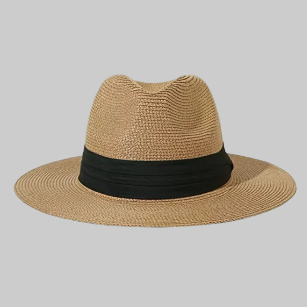 Men's Panama Sun Hat Natural Fiber Summer Accessory