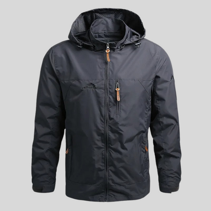 Water-Resistant Hooded Jacket