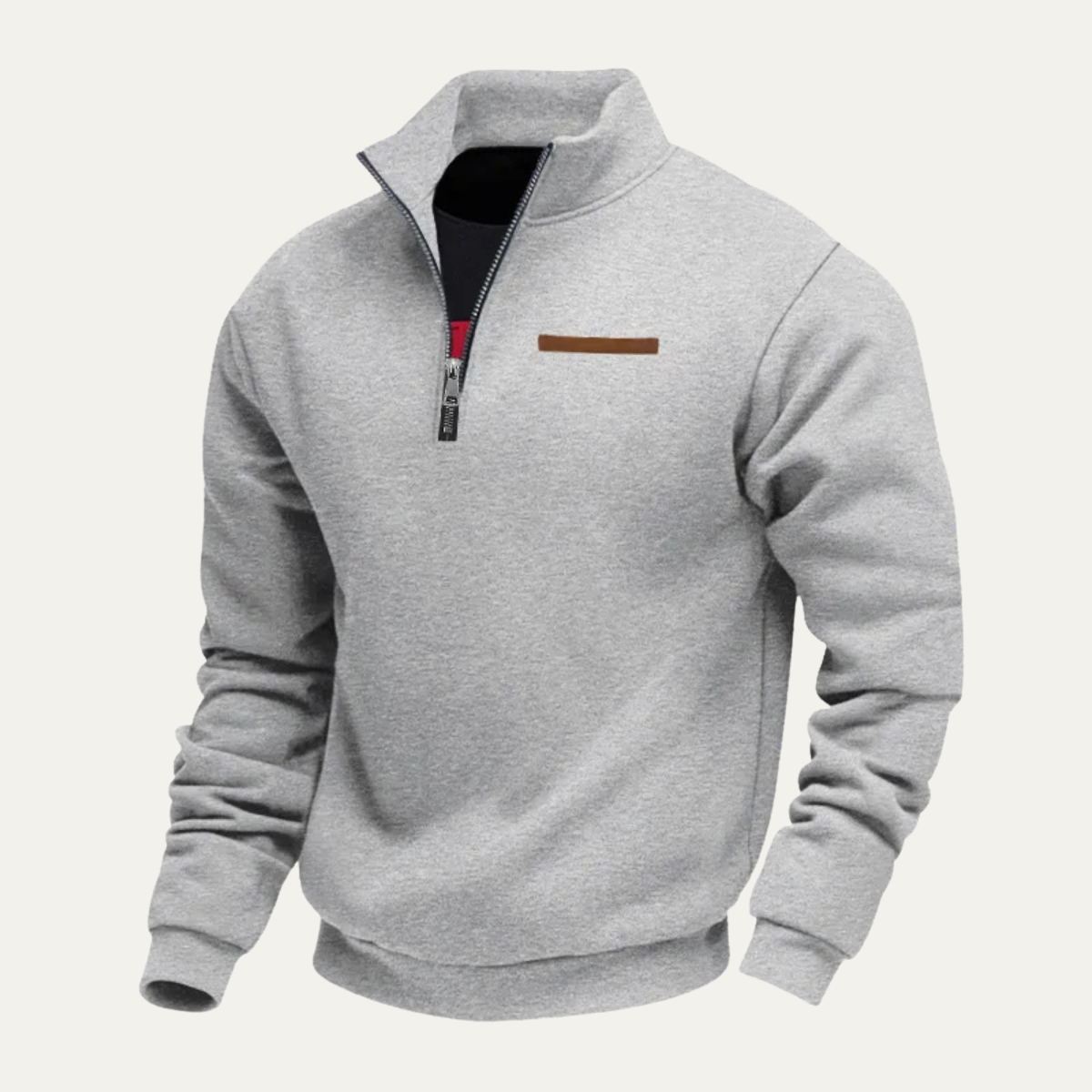 Men's Warm Half Zip Fleece Sweater