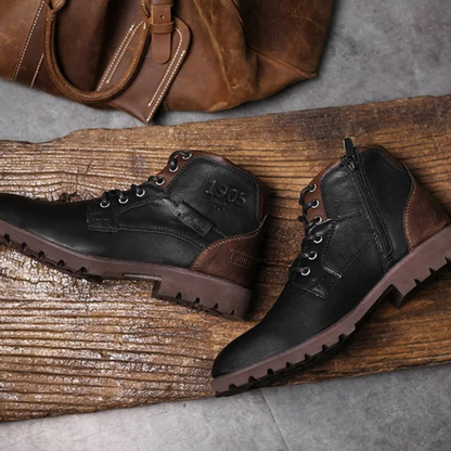 Men's Military Combat Leather Boots