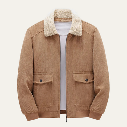 Men's Fleece Lined Wool Jacket