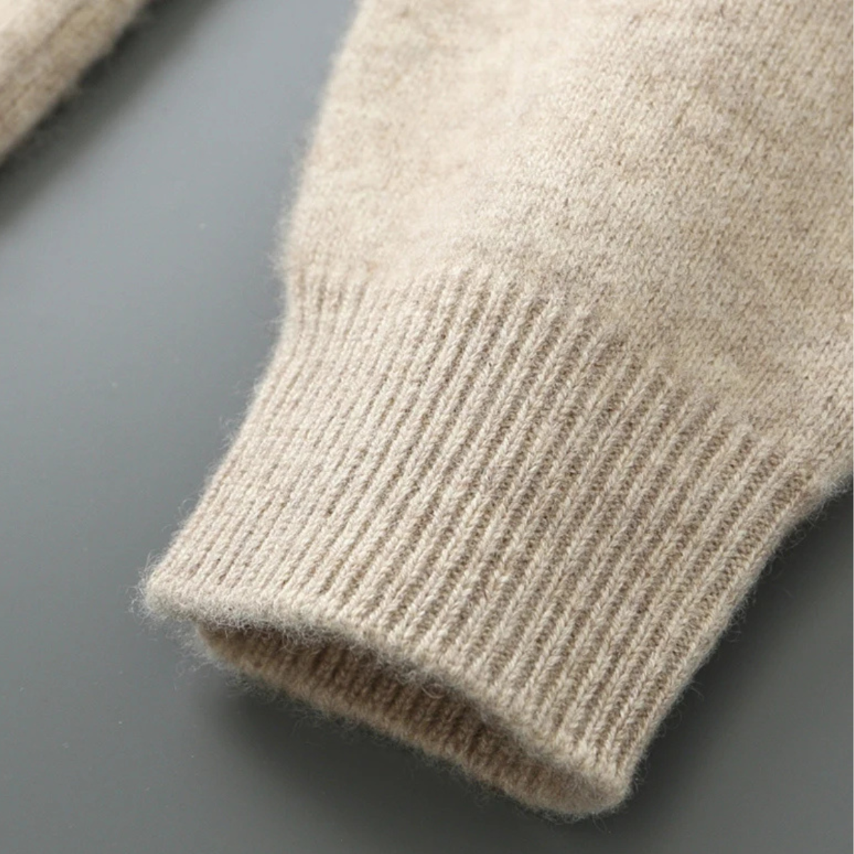 Men's Soft Wool Zip Cardigan