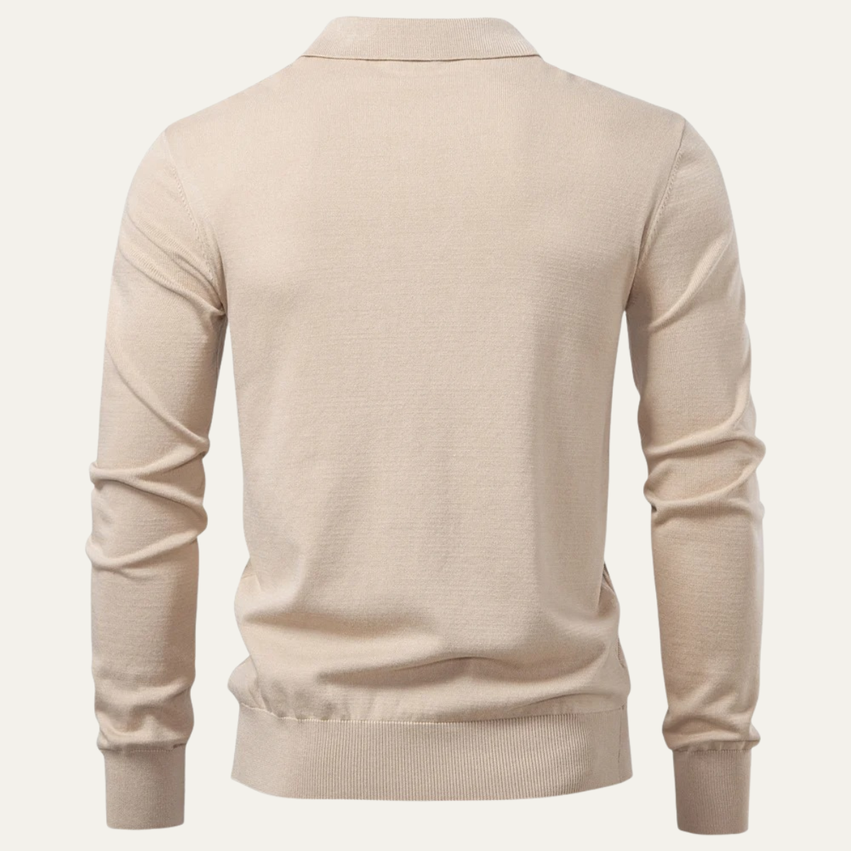 Men's Knit Polo Sweater Casual