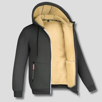 Men's Fleece Pullover Fur Lined