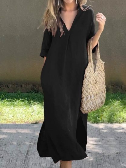 Women's Maxi Dress Elegant Floral Print