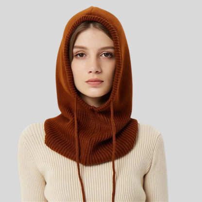 Winter Knitted Hooded Neck Warmer