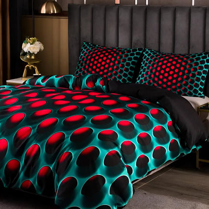 Cosmic Vortex 3 Piece Quilt Cover Set