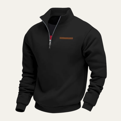 Wexley Men's Warm Half Zip Sweater