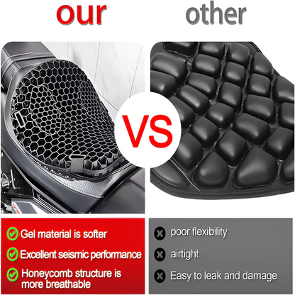 Gel Motorcycle Seat Pad For Long Distance Riding