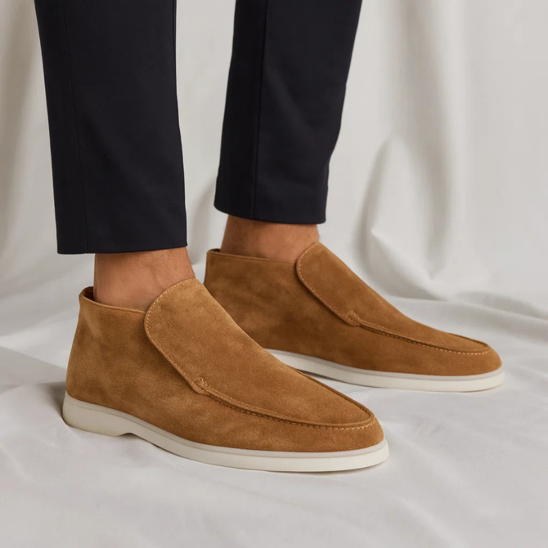 Marceli Men's Suede Loafers Chukka Brown