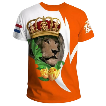 Netherlands Men's 3D T-Shirt 2024 Edition