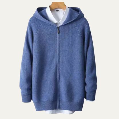 Men's Merino Wool Zipped Sweater Soft