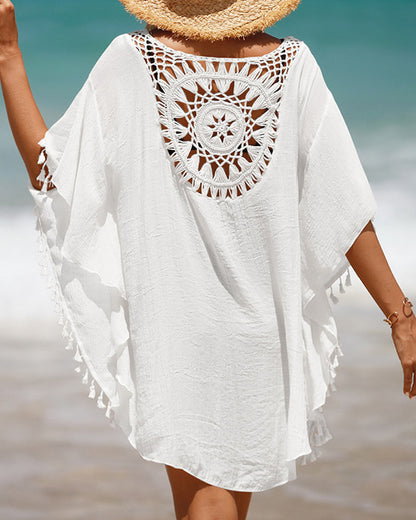Bohemian Beach Cover Up Dress - VibreMode
