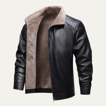 Men's Thick Fleece Lined Warm Zip Jacket