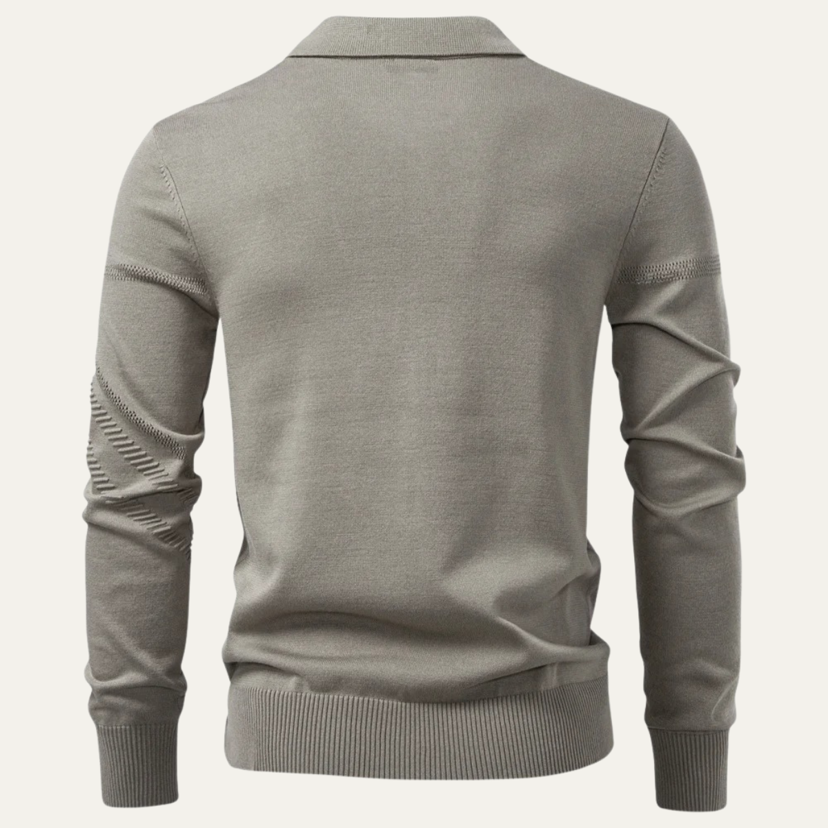 Men's Lightweight Knit Polo Sweater