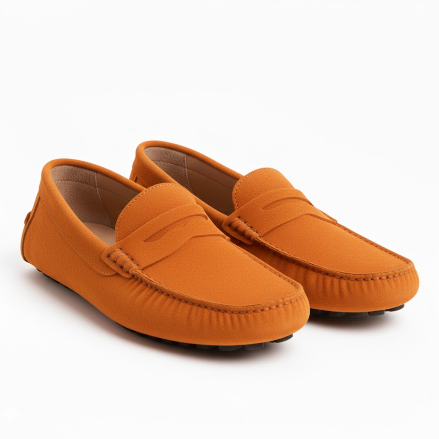 Luxury Leather Slip On Driving Shoes